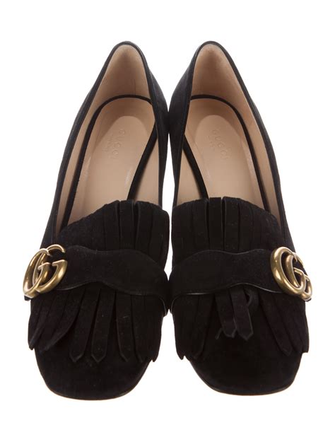 gucci marmont loafers ebay|Gucci Marmont loafers suede.